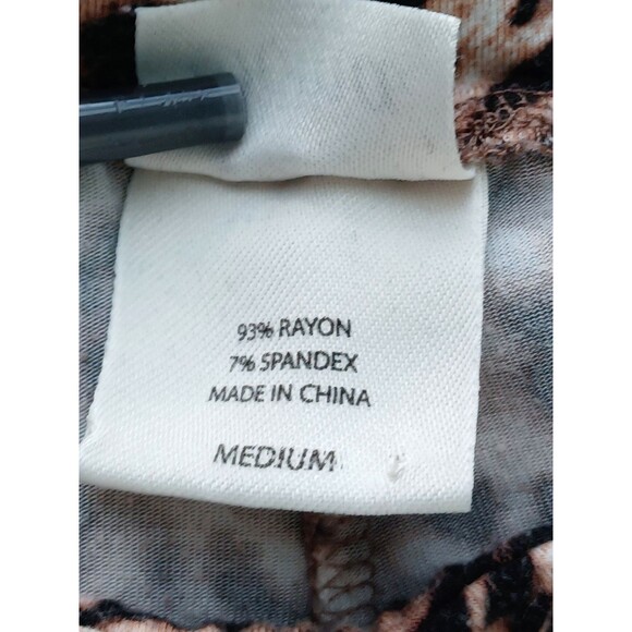 Soma Cool Nights Pajama Pants Medium Wide Leg Animal Print Leopart Cheetah - Picture 6 of 7